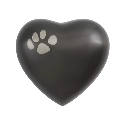 Classic Paws Slate Heart Shaped Pet Urn