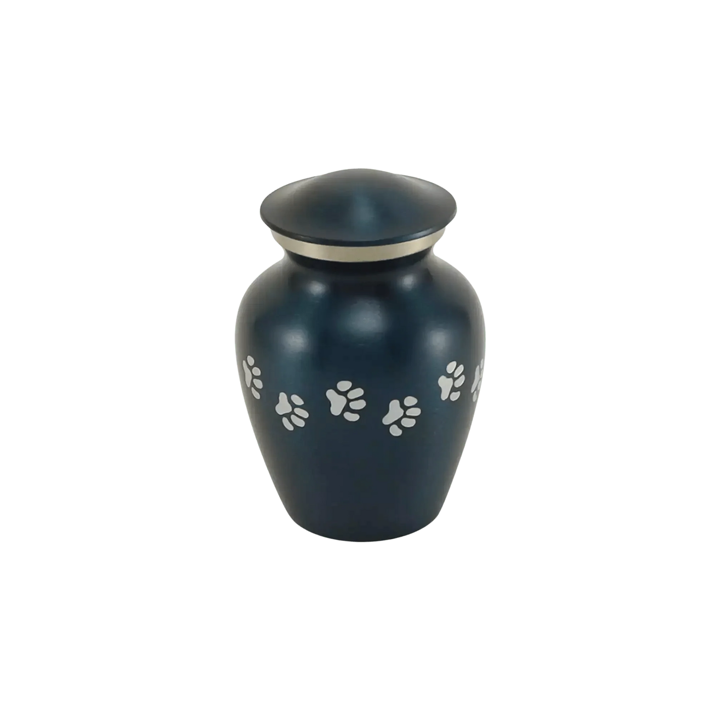 Classic Paw Blue Keepsake Pet Urn