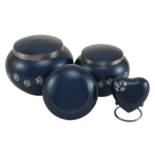 Odyssey® Paw Moonlight Blue Pet Urn