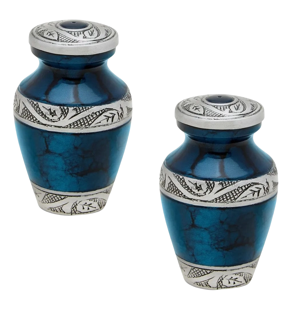 Pet Keepsake Urn - Blue