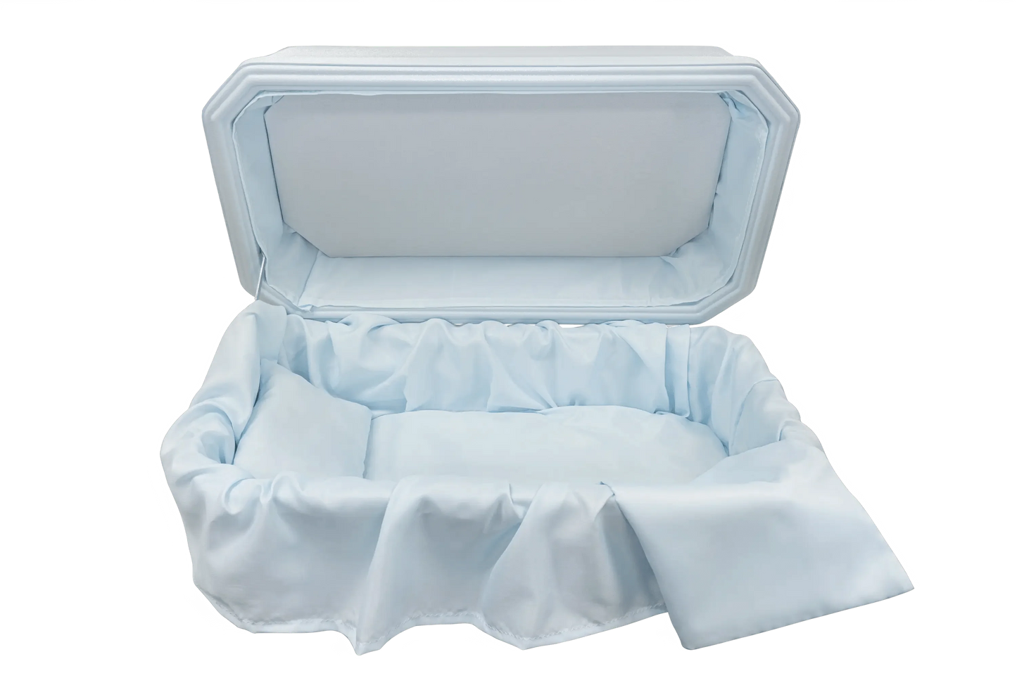 Platinum Pet Casket | Blue