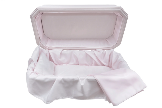 Platinum Pet Casket | Pink