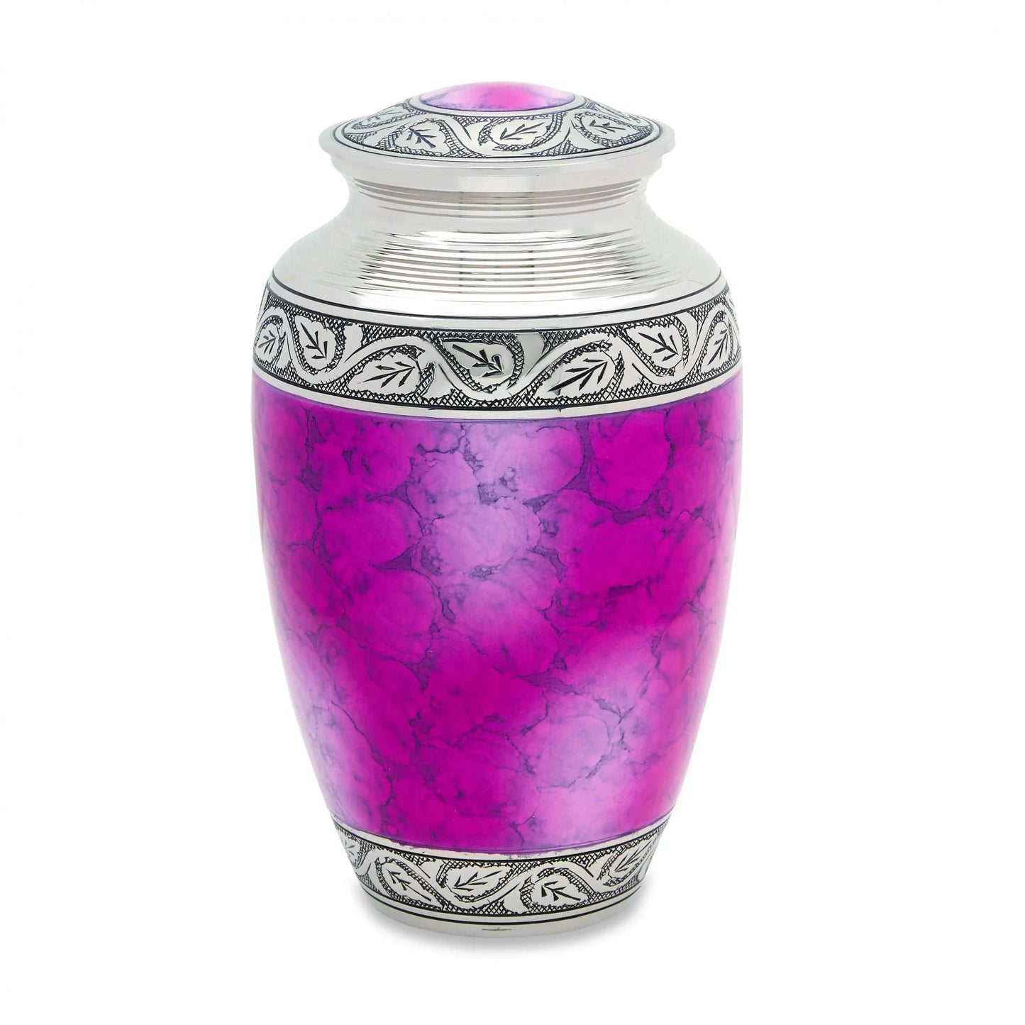 Brass Pet Urn - Pink