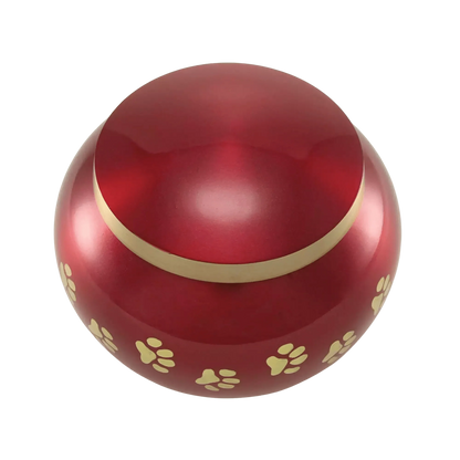 Odyssey® Paw Crimson Pet Urn