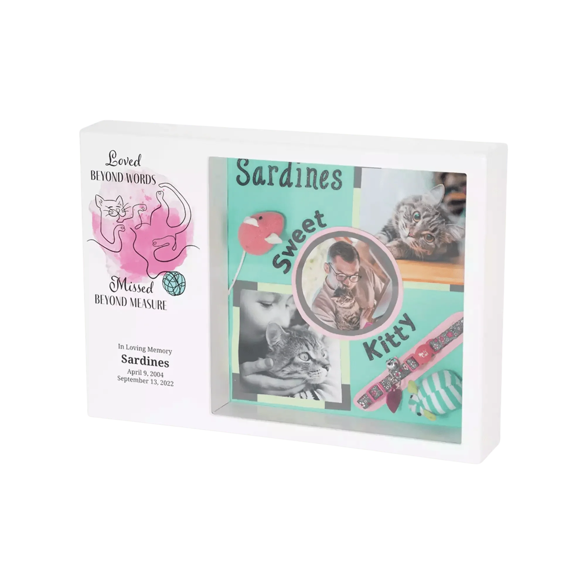 Shadowbox Remembrance Pet Urn