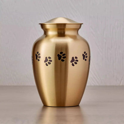 Classic Paws Brass Pet Urn