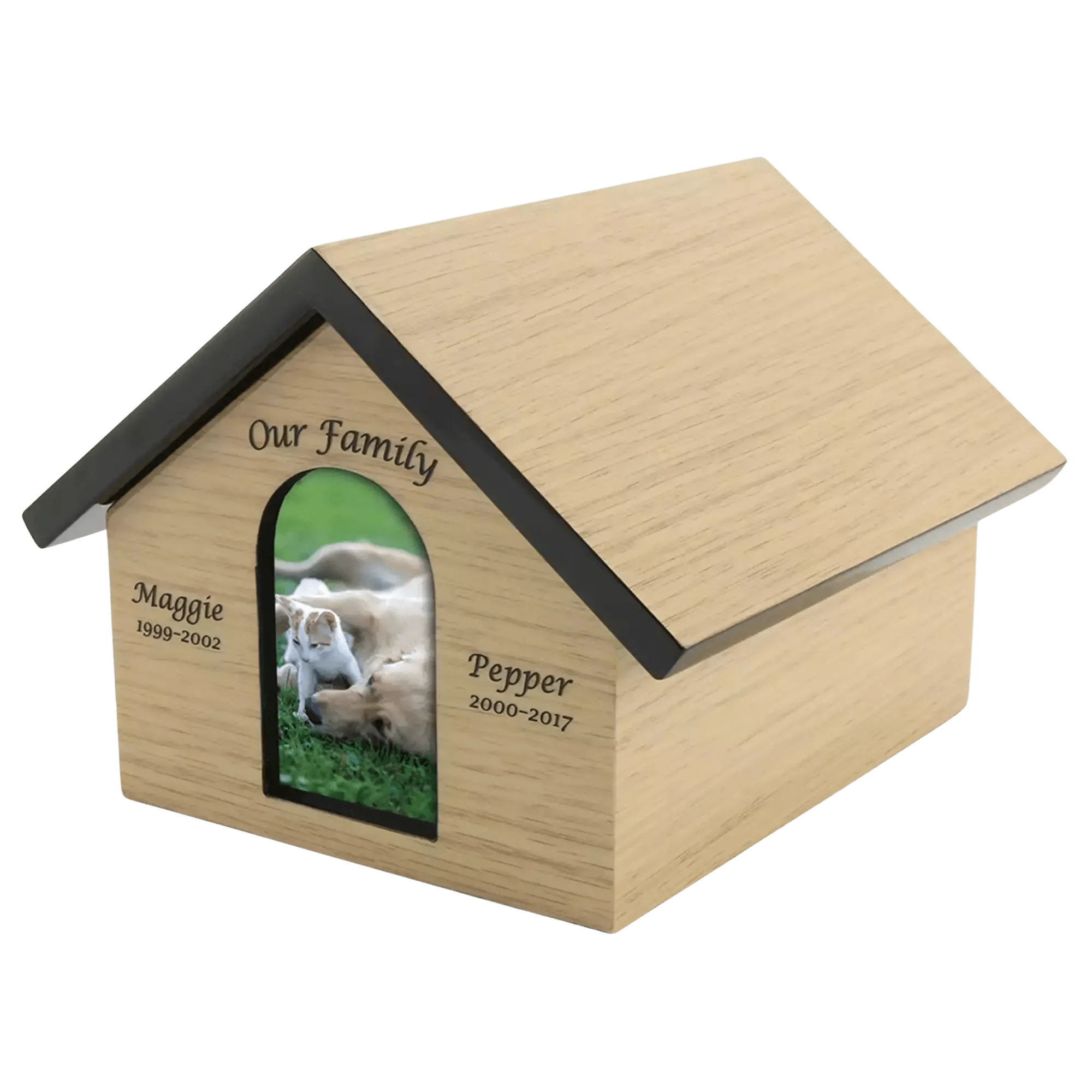Load image into Gallery viewer, Pet House Tan Pet Urn
