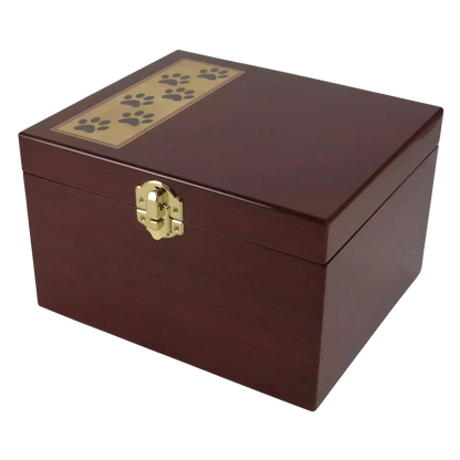 Paw Print Memory Chest