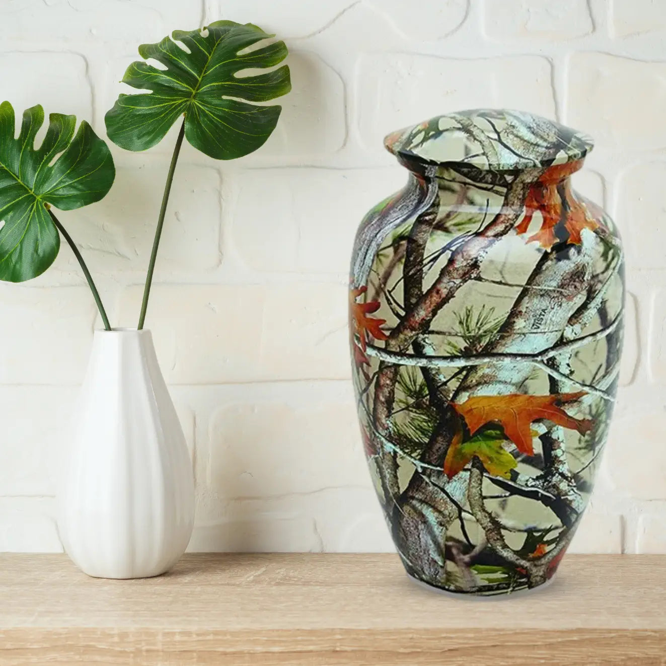 Hydro-Painted Pet Urns - Camouflage