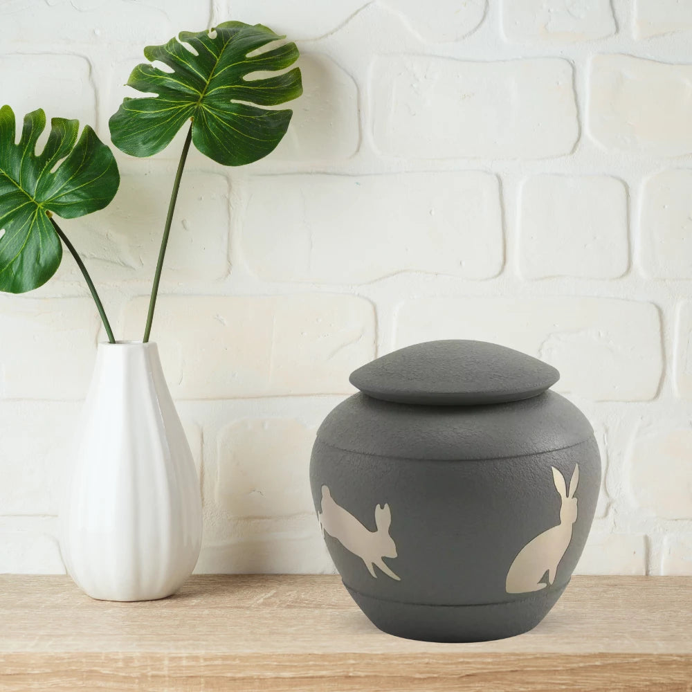 Silhouette Rabbit Pet Urn – Titan Casket | Pet