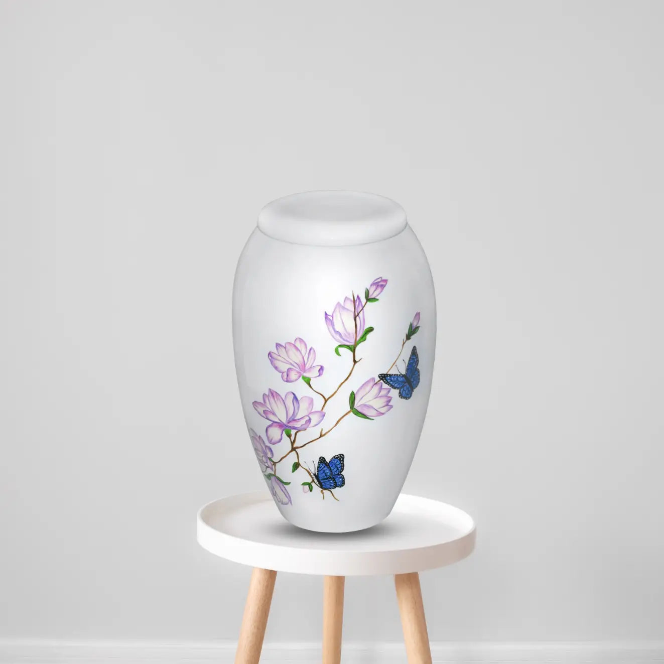 Load image into Gallery viewer, Hand Painted Pet Urns - Butterfly Landing
