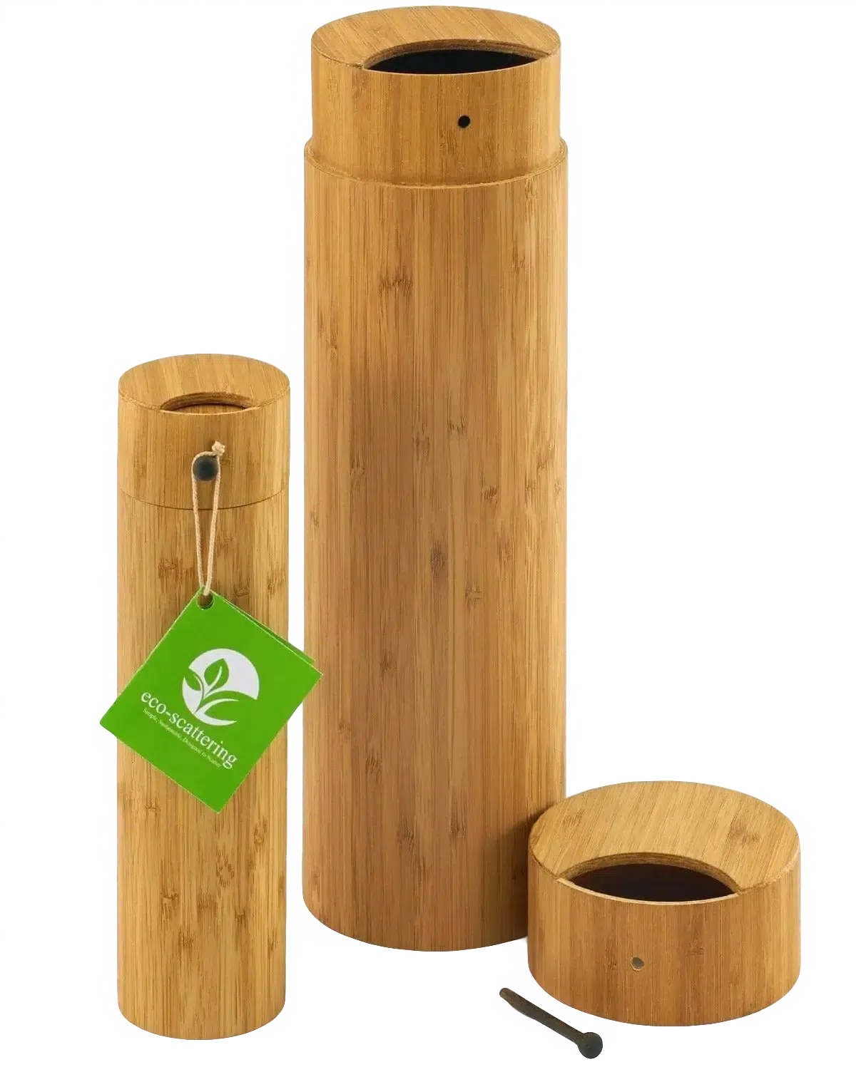 Load image into Gallery viewer, Bamboo Pet Urn | Eco Scattering Urn

