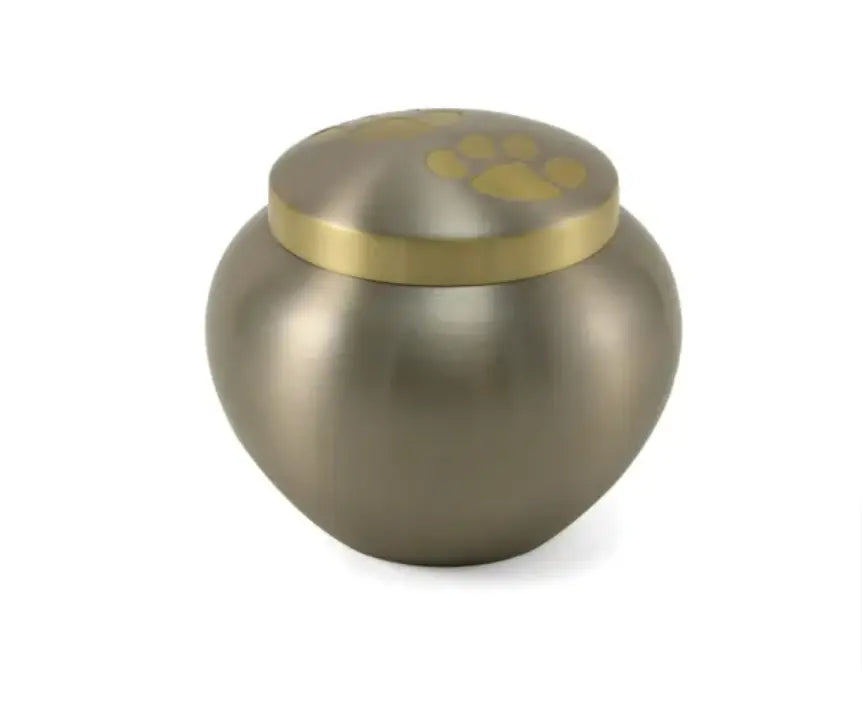 Load image into Gallery viewer, Odyssey® Paw Pewter Pet Urn
