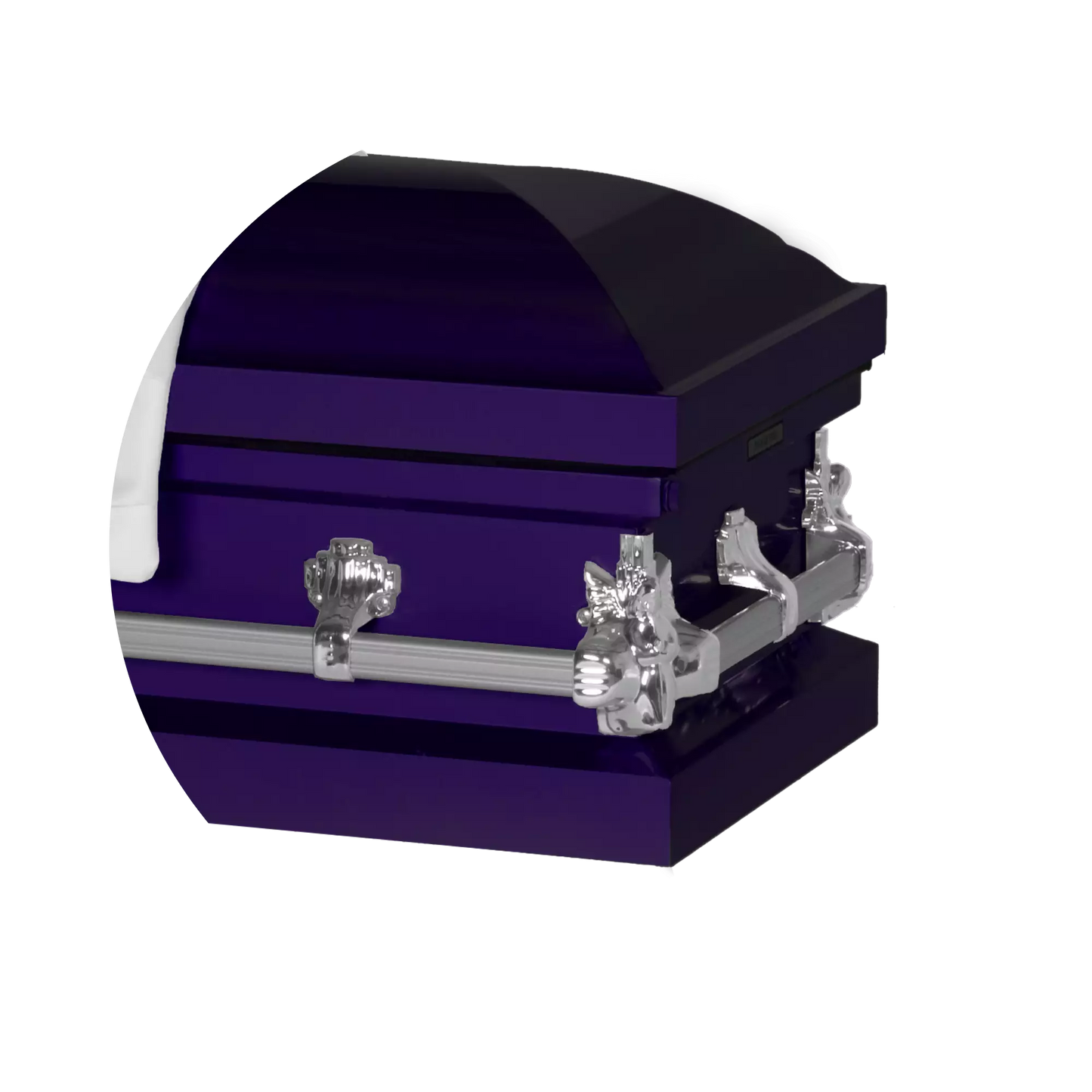 Steel Pet Casket | Purple