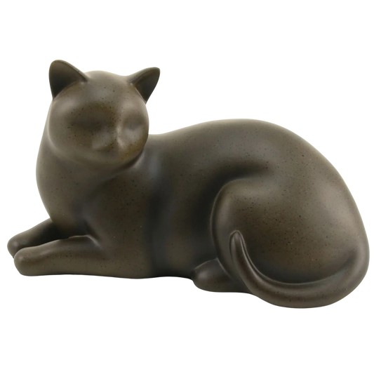 Cozy Cat Sable Pet Urn
