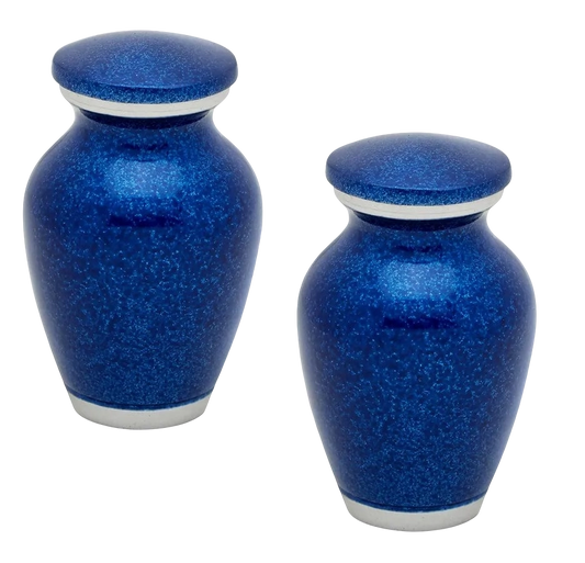 Solid Color Urn Tokens - Blue Pearl