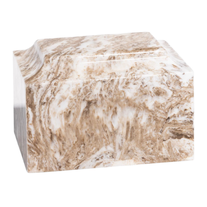 Sand Paw Cultured Marble Cremation Urn