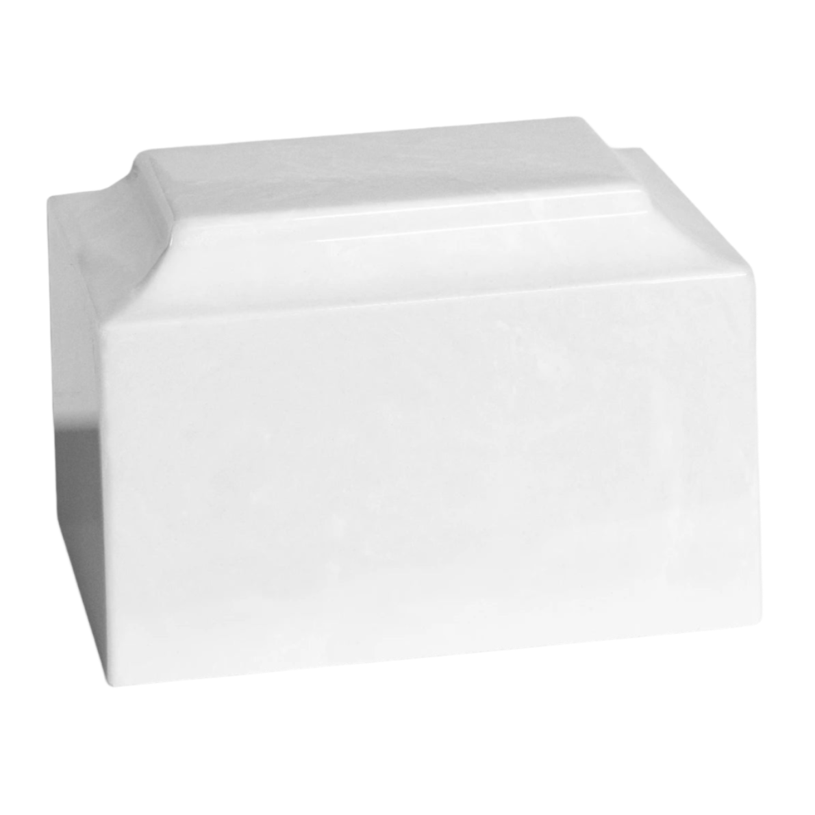 White Paw Cultured Marble Cremation Urn