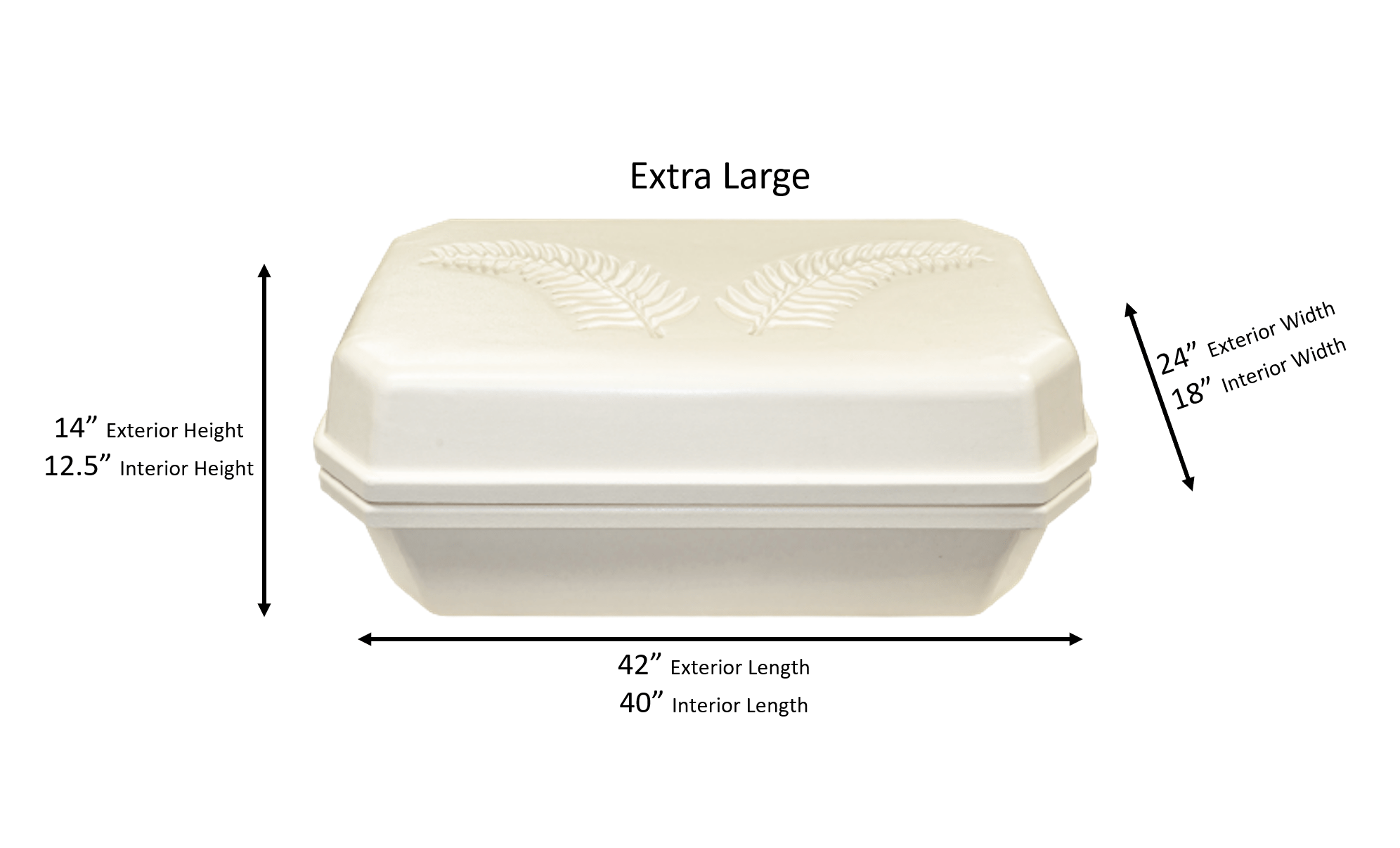 Extra Large (24 - 40 Long) Plastic Storage Bins