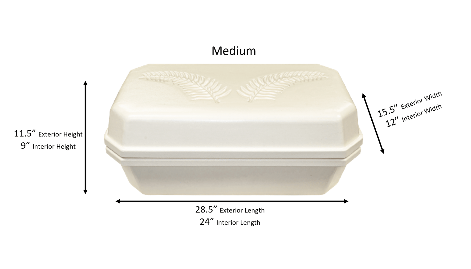 Classic Pet Casket With Interior | Almond & Pink Hibiscus